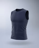 Core Compression Sleeveless, Navy/Navy