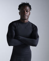 Recovery Fir Compression Top, Black/Nero