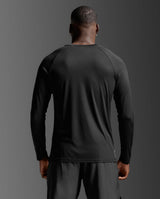 Aero Mesh Long Sleeve, Black/Silver Reflective