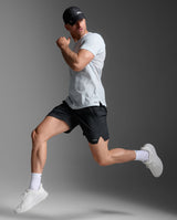 Aero Mesh Tee, Moonstone/Black Reflective