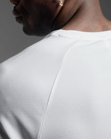 Aero Mesh Tee, White/Silver Reflective