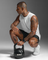 Signature Soft Jersey Tank, White/White