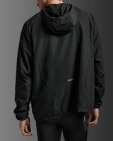 Aero Hex Windbreaker, Black/Silver Reflective