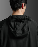 Aero Hex Windbreaker, Black/Silver Reflective