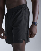 Motion 7 Inch Unlined Shorts, Black/Black