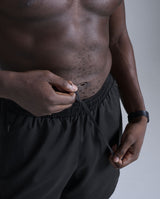 Motion 7 Inch Unlined Shorts, Black/Black