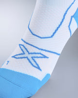 Vectr Cushion Crew Socks, Moonstone/Silverlake Blue