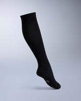 24/7 Bamboo Compression Socks, Black/Grey