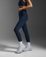 Form Stash Hi-Rise Compression Tights, Midnight/Midnight