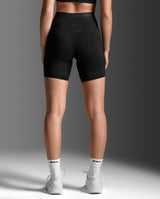Form Stash Hi-Rise Compression 6 Inch Shorts, BlackBlack1