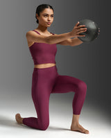 Form Stash Hi-Rise Compression 7/8 Tights, Amaretto/Amaretto