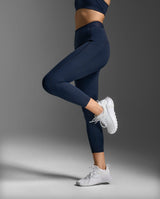 Form Stash Hi-Rise Compression 7/8 Tights, Midnight/Midnight