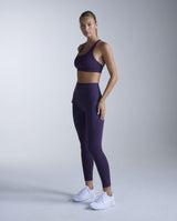 Flex Hi-Rise Compression 7/8 Tights, Velvet Purple/Velvet Purple