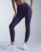 Flex Hi-Rise Compression 7/8 Tights, Velvet Purple/Velvet Purple
