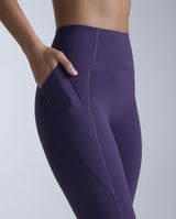 Flex Hi-Rise Compression 7/8 Tights, Velvet Purple/Velvet Purple