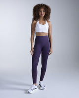 Aero Mesh Hi-Rise Compression Tights, Velvet Purple/Purple Reflective