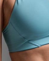 Aero Mesh Medium Impact Bra, Retro Blue/Retro Blue Reflective