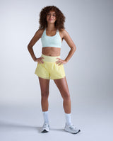 Aero Hi-Rise 2-In-1 3 Inch Shorts, Lemon Ice/Lemon Reflective