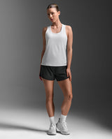 Aero Mesh Singlet, White/Silver Reflective