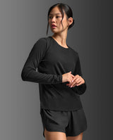 Aero Mesh Long Sleeve, Black/Silver Reflective