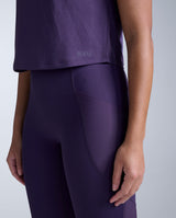 Aero Mesh Crop Tank, Velvet Purple/Purple Reflective