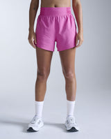 Aero Hi-Rise 4 Inch Shorts, Rose Violet/Rose Reflective