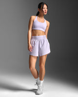 Aero Hi-Rise 4 Inch Shorts, Virtual Violet/Violet Reflective