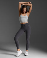 Flex Strappy Crop Tank, Harbor Mist/Harbor Mist