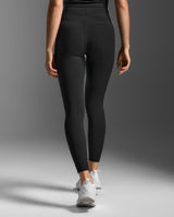 Flex Hi-Rise Drawcord Tights, Black/Black