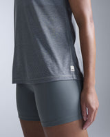 Relight Racerback Singlet, Dark Sage/White