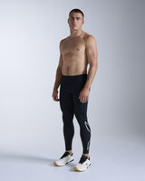 Core Compression Tights, Black/Silver