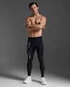 CORE COMPRESSION TIGHTS - BLACK/SILVER