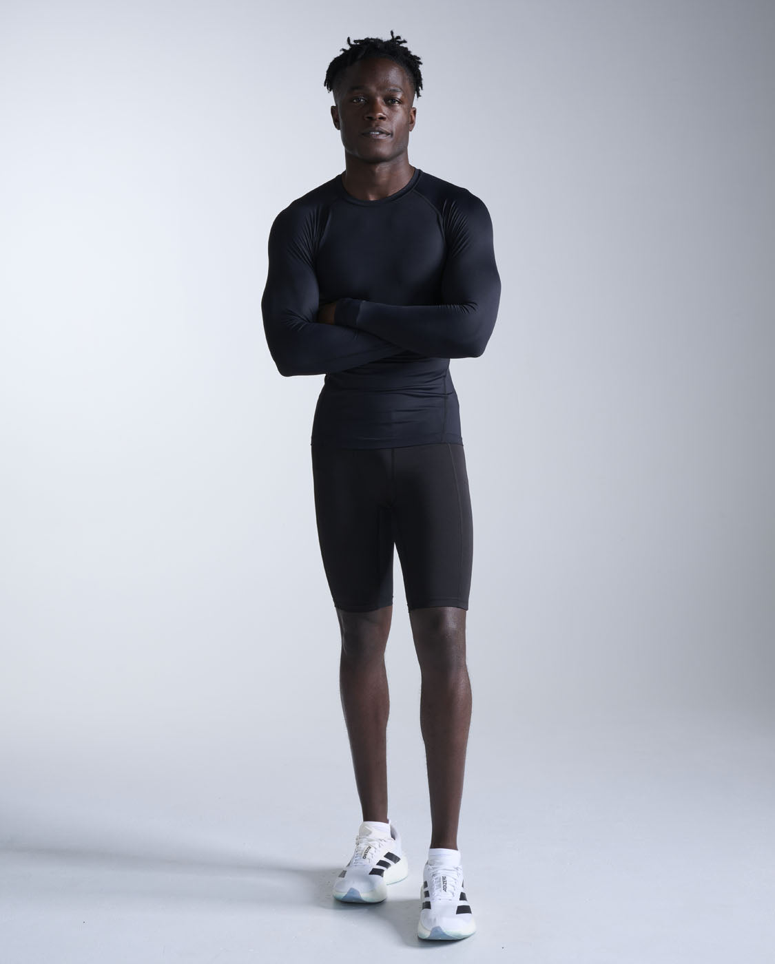 Core Compression Long Sleeve, Black/Black