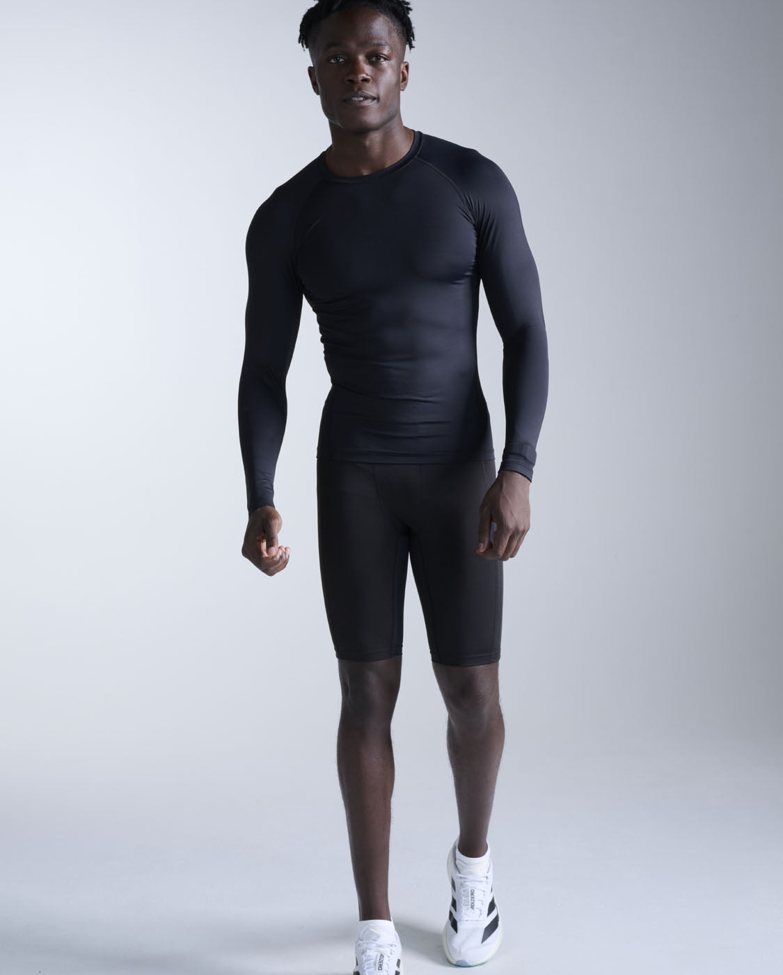 Core Compression Long Sleeve, Black/Black