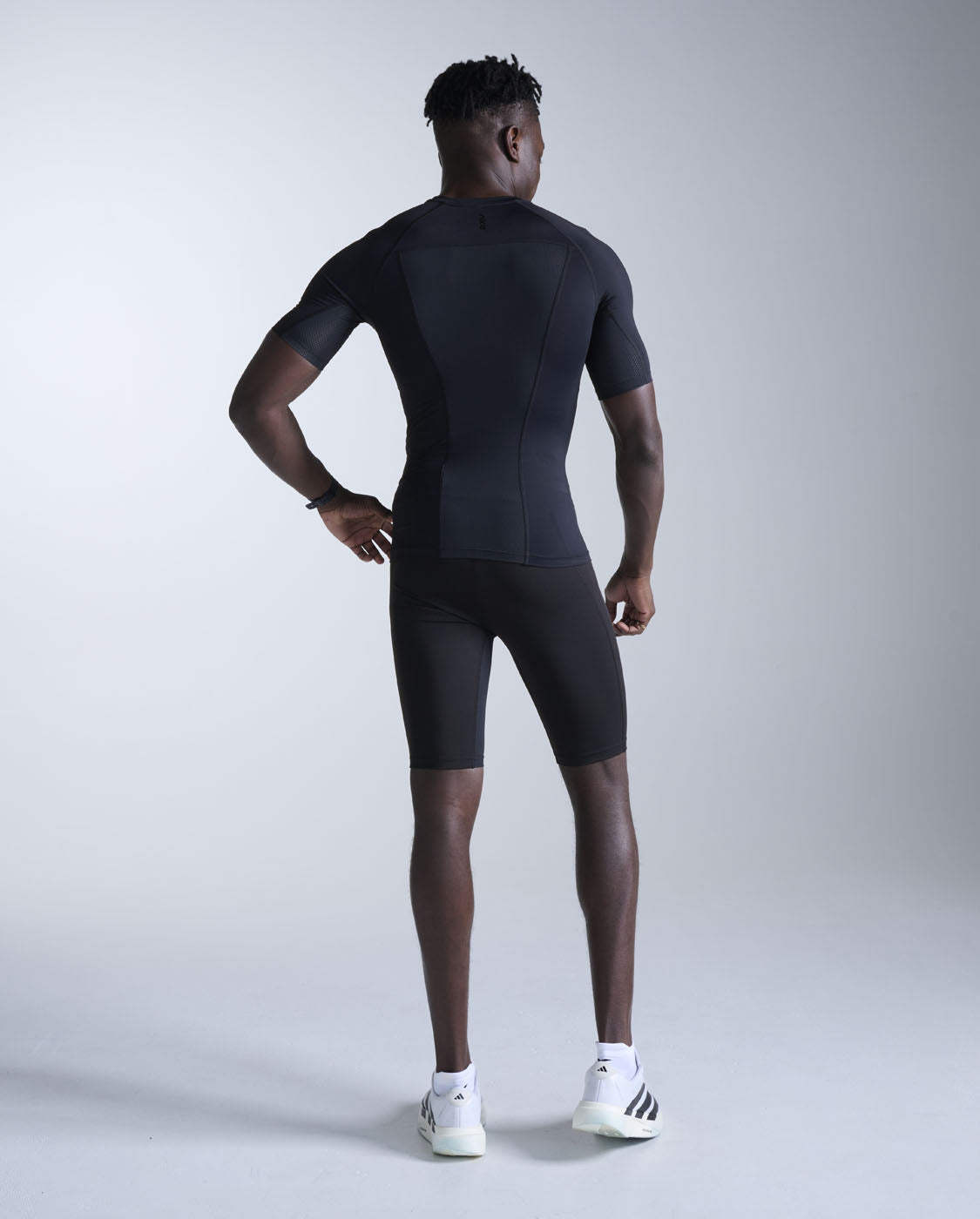 Core Compression Short Sleeve, Black/Black