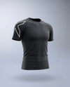 Core Compression Short Sleeve - BLACK/SILVER