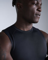 Core Compression Sleeveless, Black/Silver