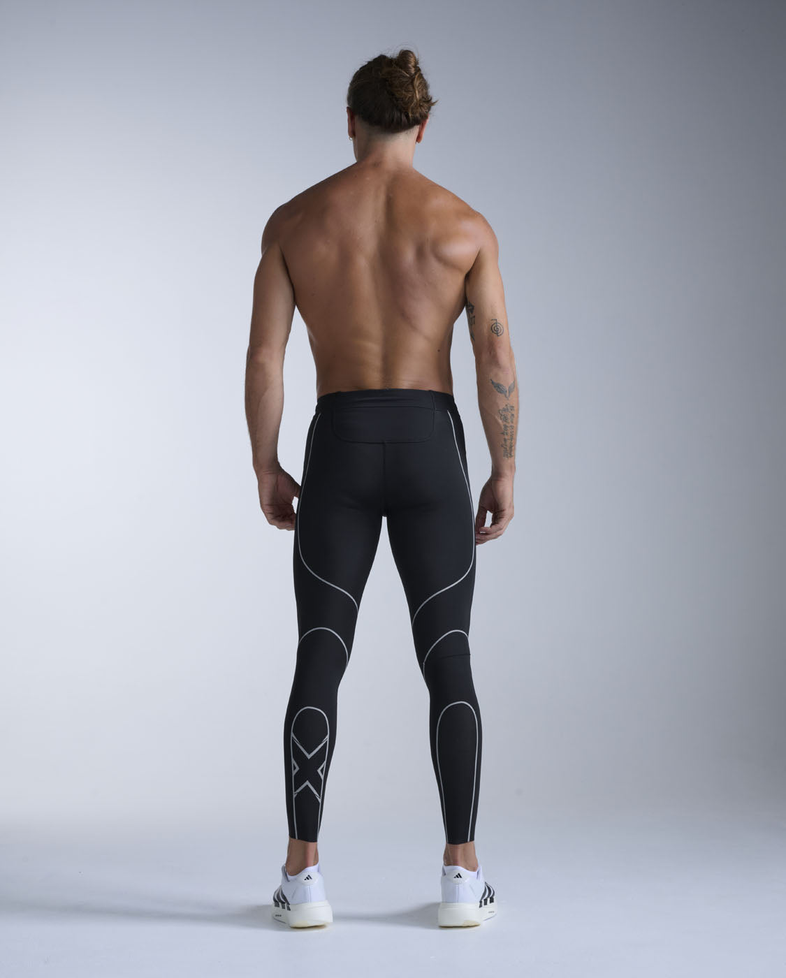 Light Speed Kinesis Compression Tights, Black/ Black Reflective