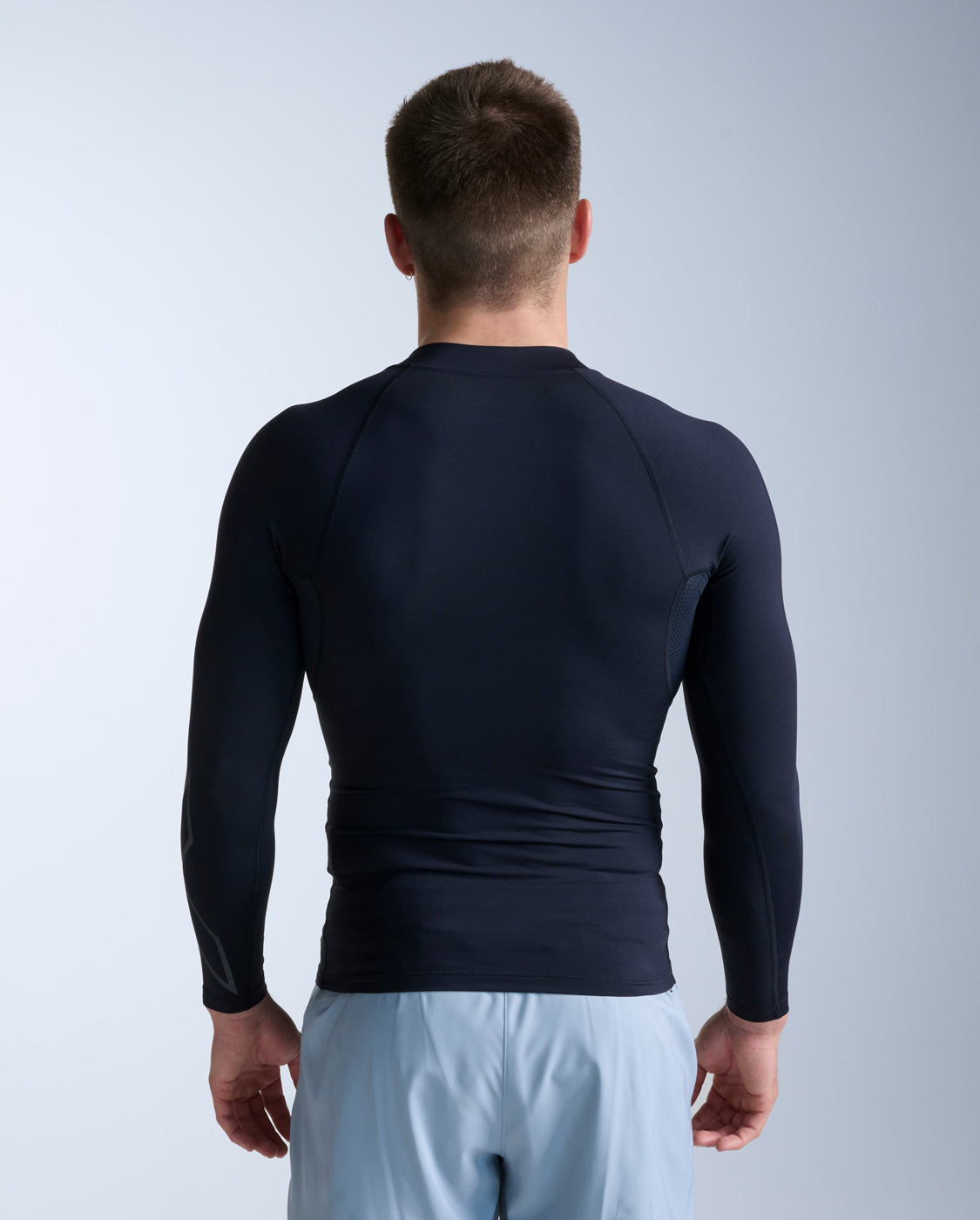 Ignition Compression Long Sleeve, Black/Black Reflective