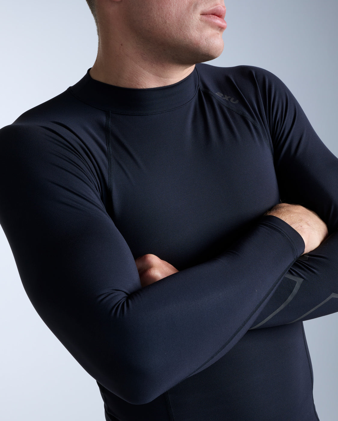 Ignition Compression Long Sleeve, Black/Black Reflective