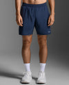 Aero 7 Inch Unlined Shorts - MIDNIGHT/SILVER REFLECTIVE