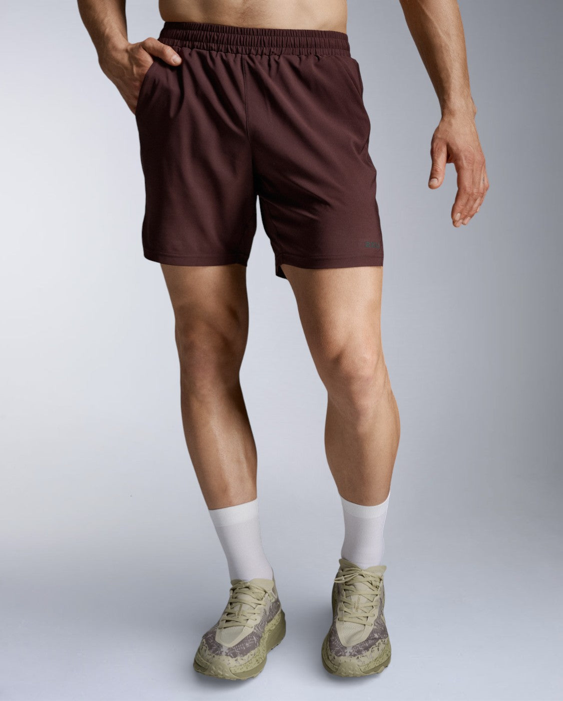 Aero 7 Inch Shorts, Bark/Black Reflective