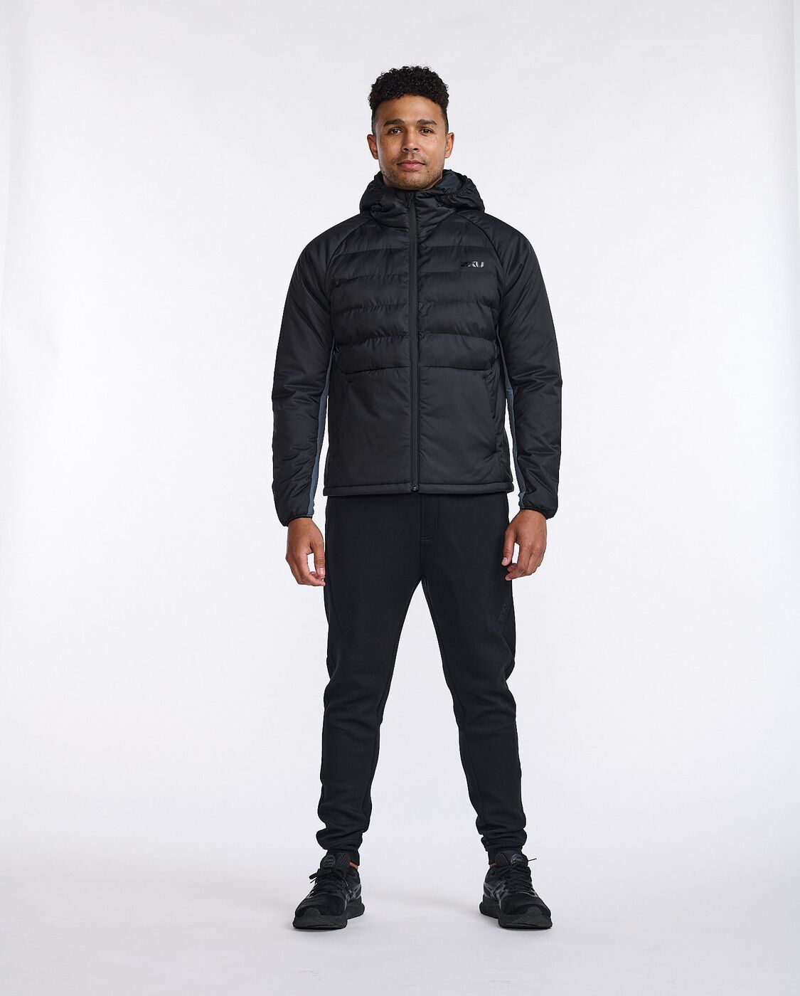 Commute Packable Insulation Jacket, Black/Turbulence