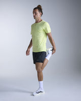 Light Speed Tech Tee, Cool Matcha/Black Reflective