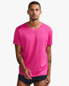 LIGHT SPEED TECH TEE - FUCHSIA/BLACK REFLECTIVE