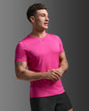 LIGHT SPEED TECH TEE - FUCHSIA/BLACK REFLECTIVE