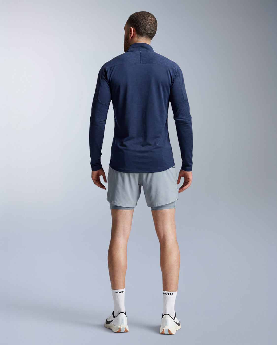 Aero 1/2 Zip, Midnight/Silver Reflective