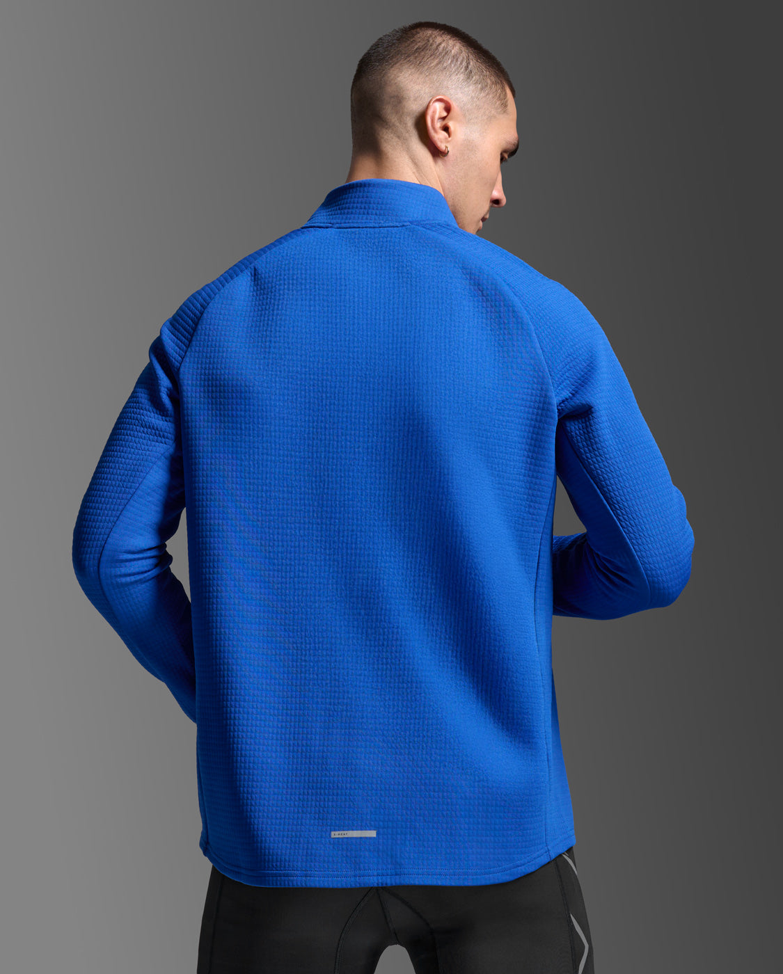 Ignition Haptic 1/4 Zip, Surf/Silver Reflective