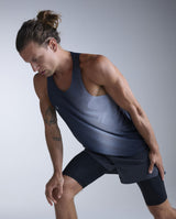 Light Speed React Singlet, Moonstone Mist/Black Reflective