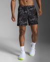 Motion 5.5 Inch Shorts - Marble Black/White